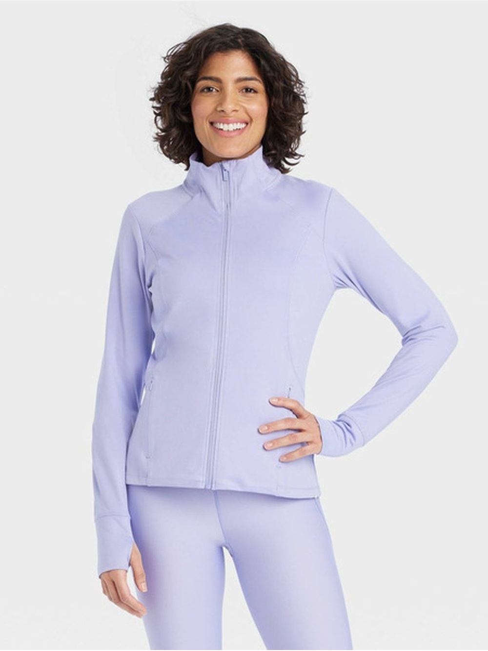 All in Motion Women's Full Zip Jacket -  Lilac  XXL